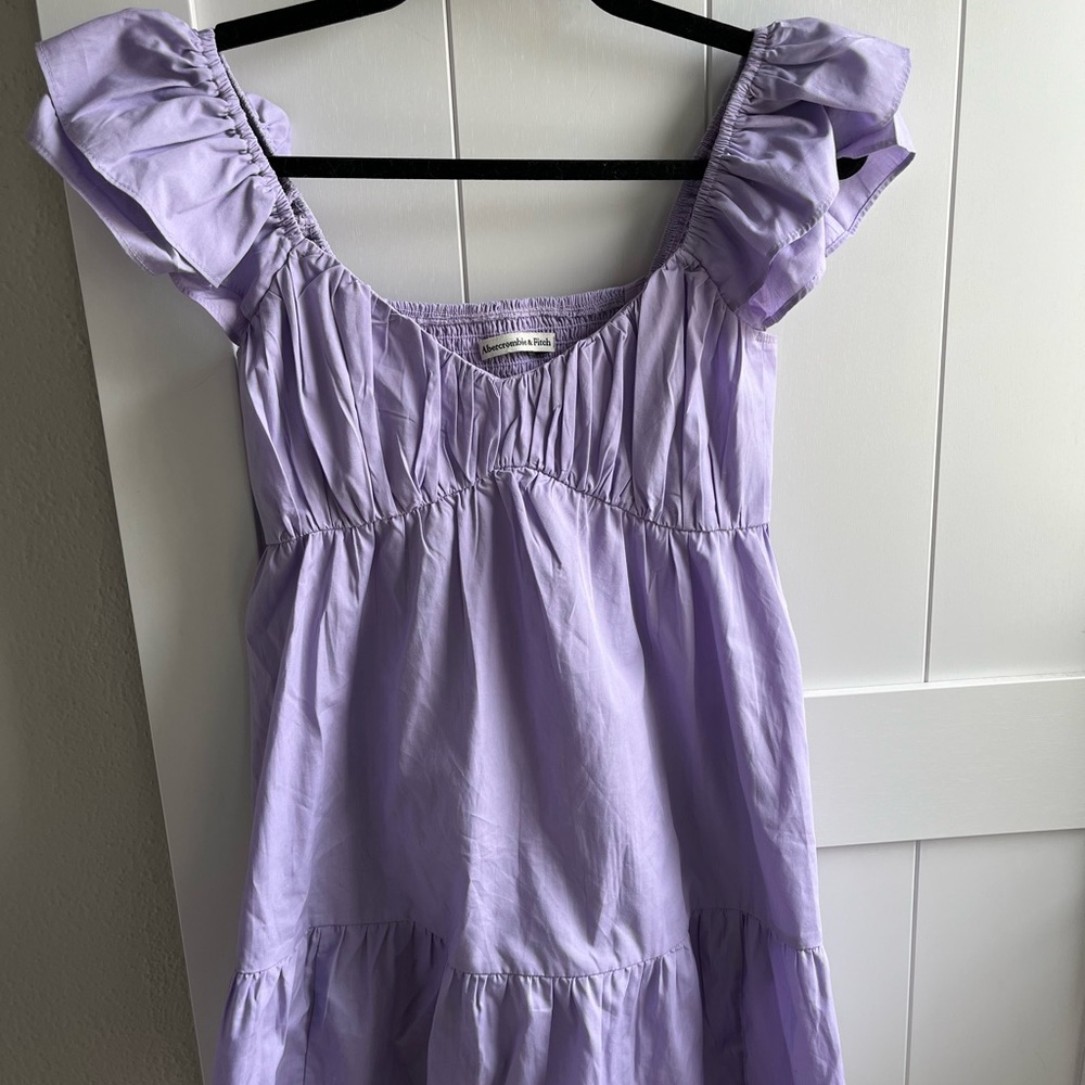 Lavender Womans Casual Dress